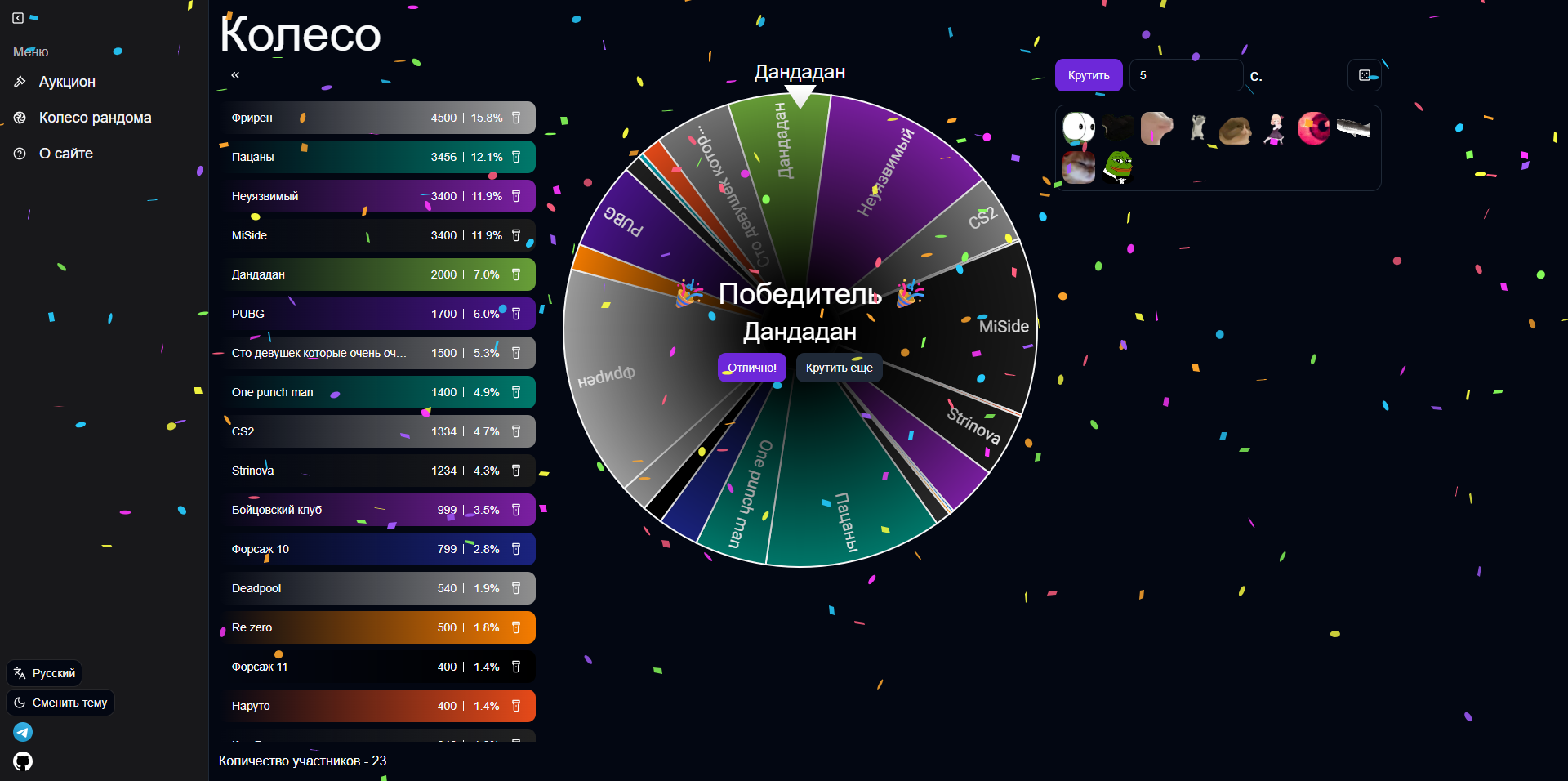 Auction for streamers (Аукцион для стримеров) картинка #2